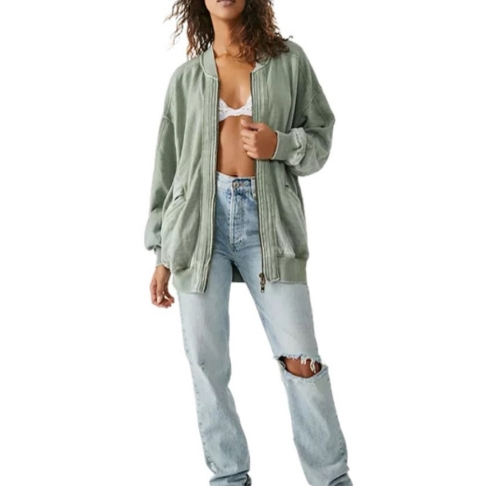 NWT Free People Robby Bomber
